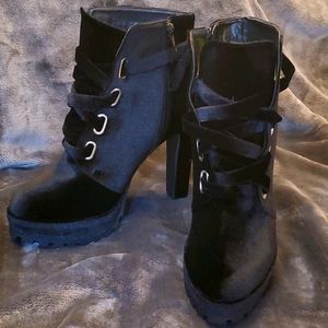 Heather Hiker Bootie NWOT